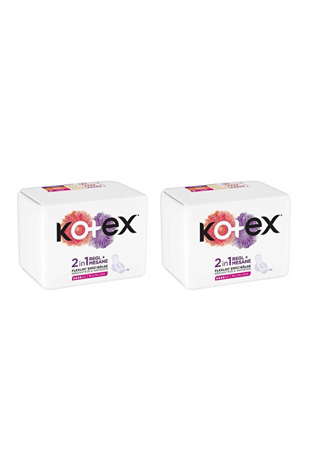 2 In 1 Regl + Mesane Ultra 12'lü Uzun - 2'li Paket - 2