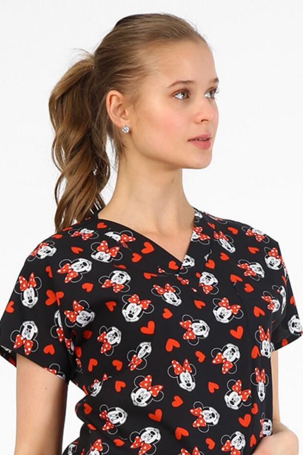 Minnie Mouse Desenli Forma Üst - 3