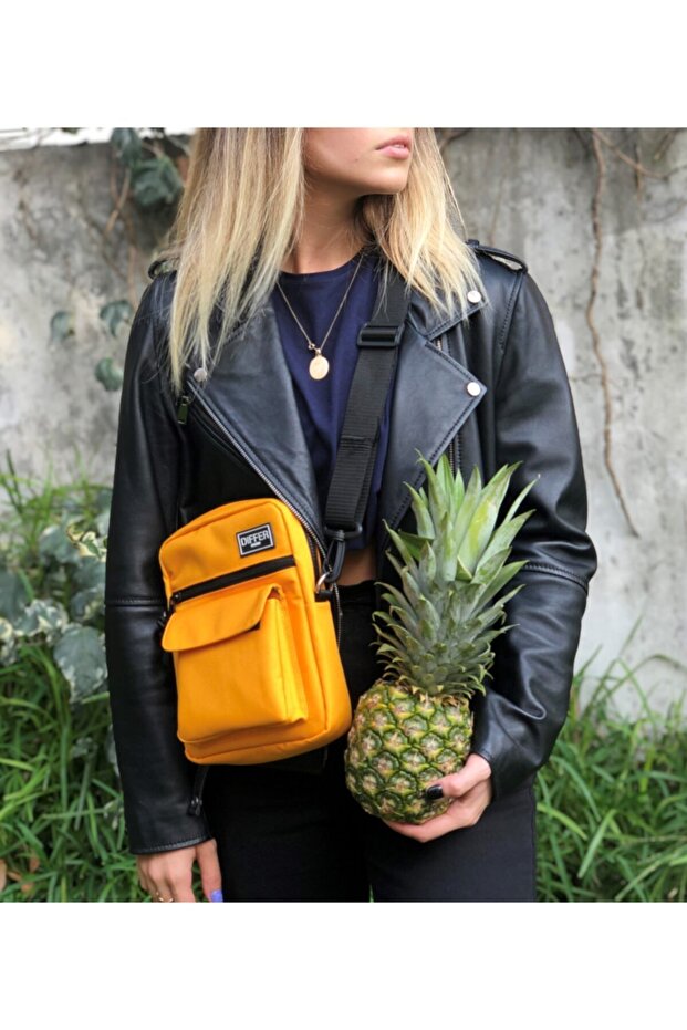 Studio Hardal Sarı Omuz/çapraz Askılı Çanta - 1