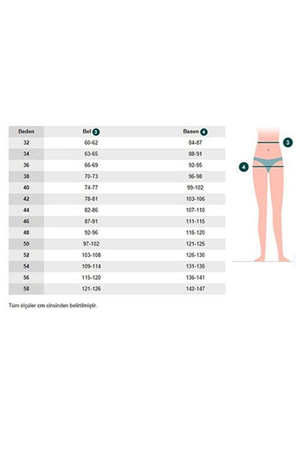 Yüksek Paçalı Bikini Tek Alt 219201 Carnaval - 5