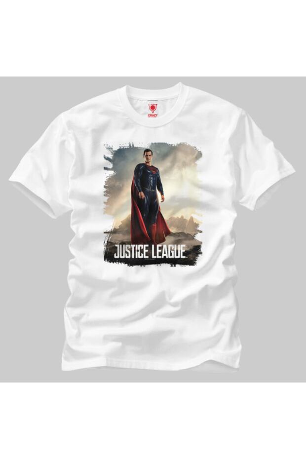 Justice League Superman On Battlefield Men's T-Shirt
