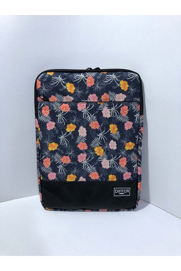 14 Inç Kot Görünümlü Çiçek Desenli Macbook/laptop/notebook/tablet Kılıfı - 1