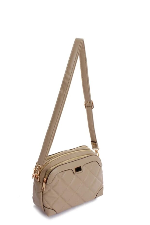 Kapitone Çapraz Askılı Çanta - 2