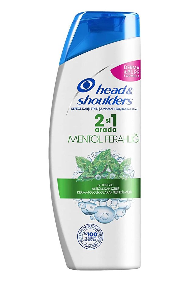 Head Soulders Şampuan 400 Ml Mentol Ferahlığı 2 In 1 ( 1 Adet ) - 1