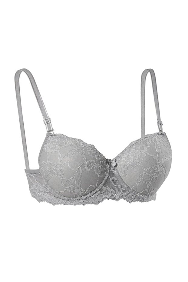 حمالة صدر دانتيل سلكية غير مدعومة - 1