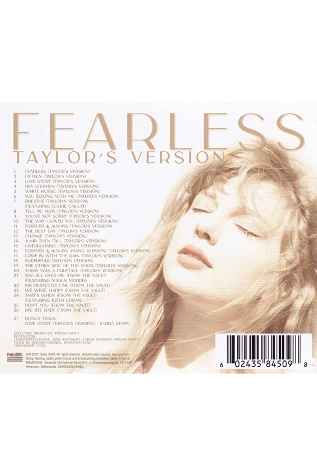 Taylor Swıft Fearless Cd - 2