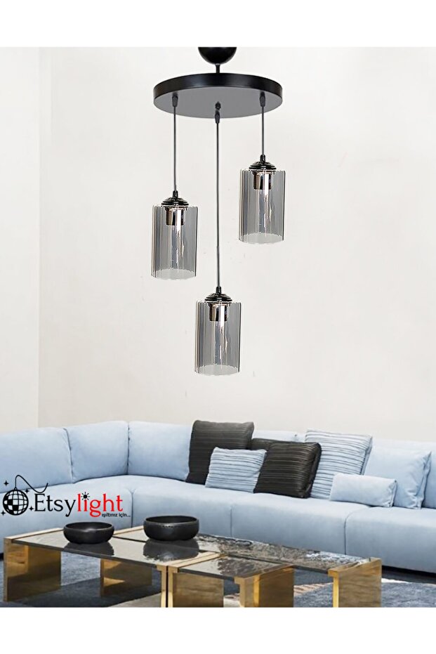 Dora Black Lüx 3 Antre, Salon Avize - 6