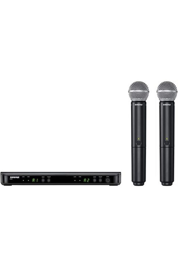 Blx288e/sm58 Kablosuz Çift El Mikrofon Seti - 2