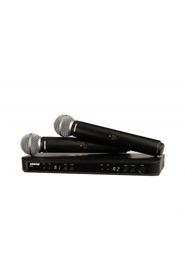 Blx288e/sm58 Kablosuz Çift El Mikrofon Seti - 4