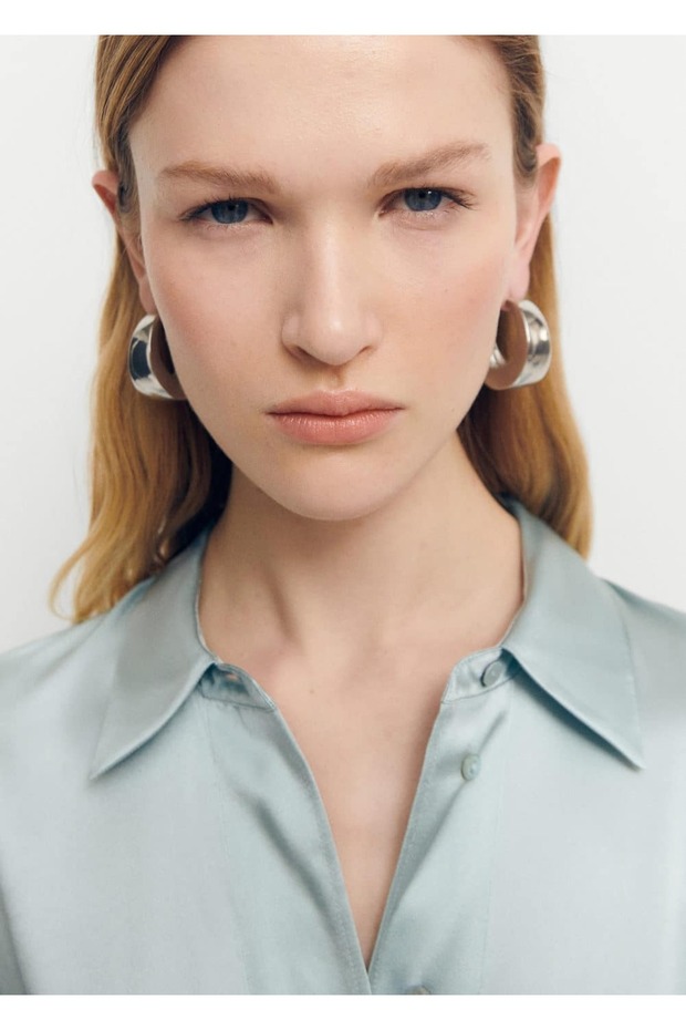 %100 ipek gömlek - 6