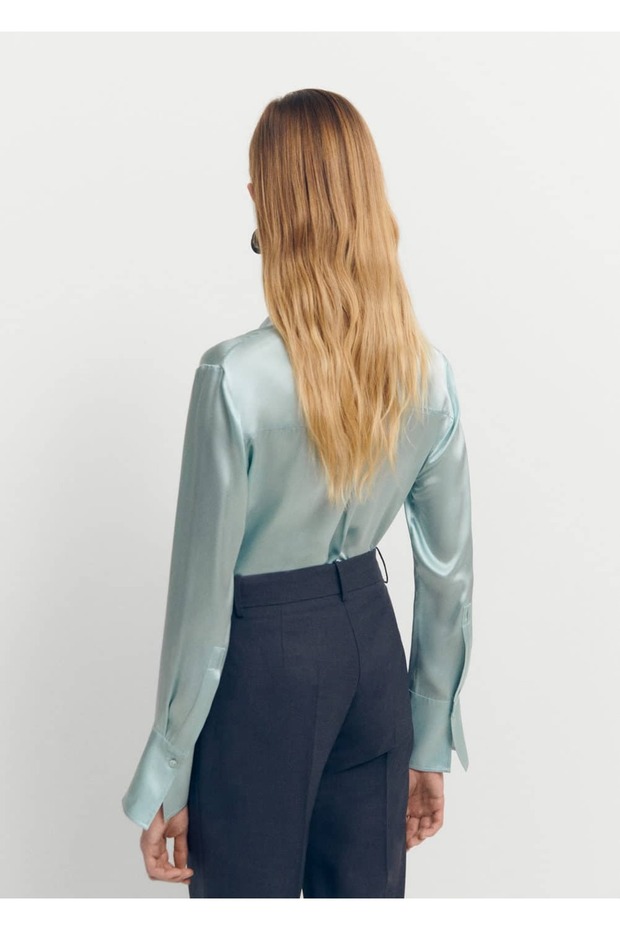 %100 ipek gömlek - 4