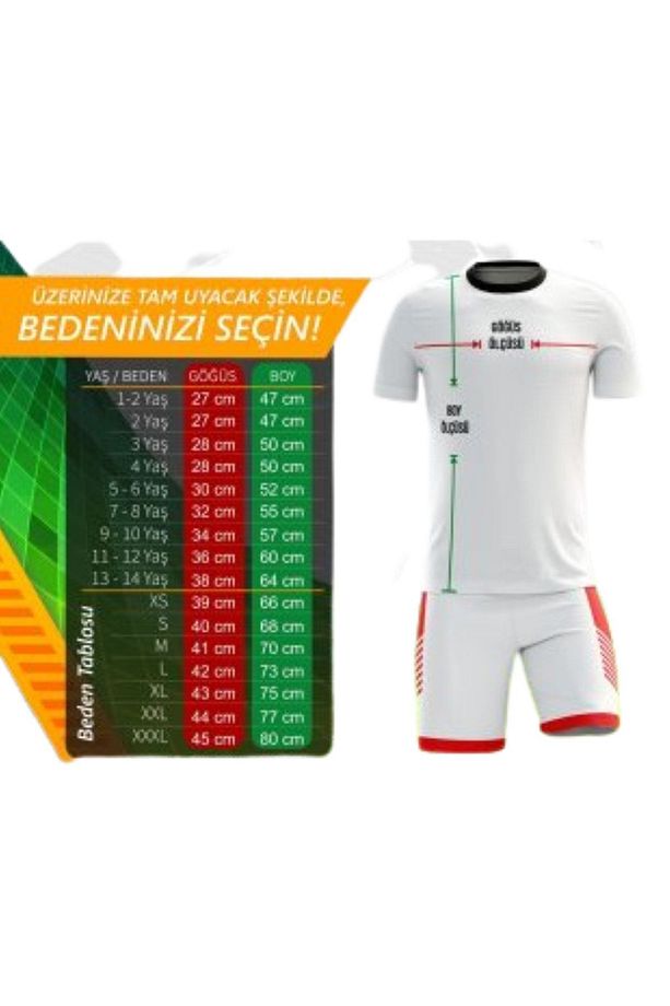 Futbol Forması Forması Özel Üretim Forma Şort Çorap - 3