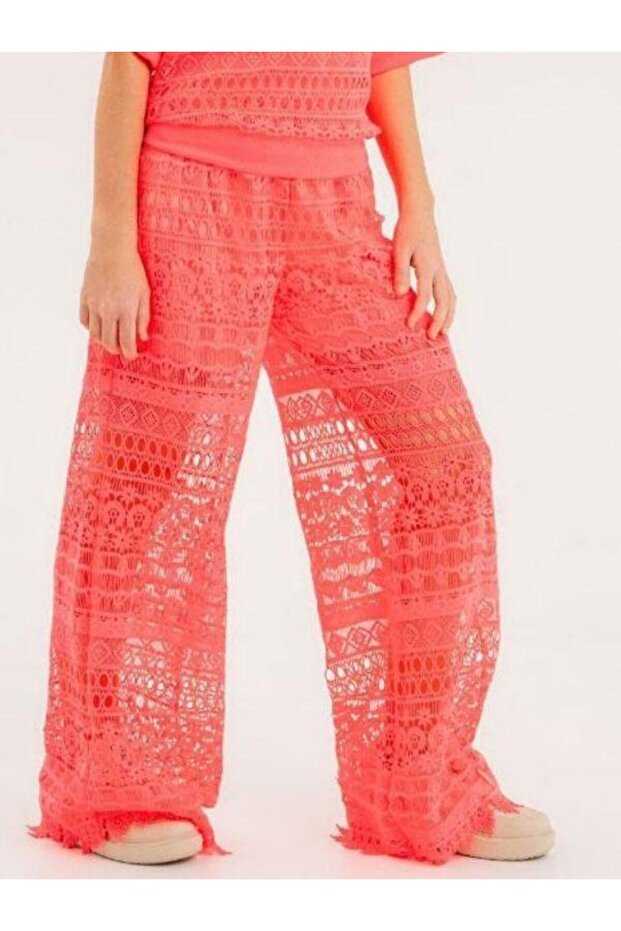 D Čipka pantalone za devojčice - 3