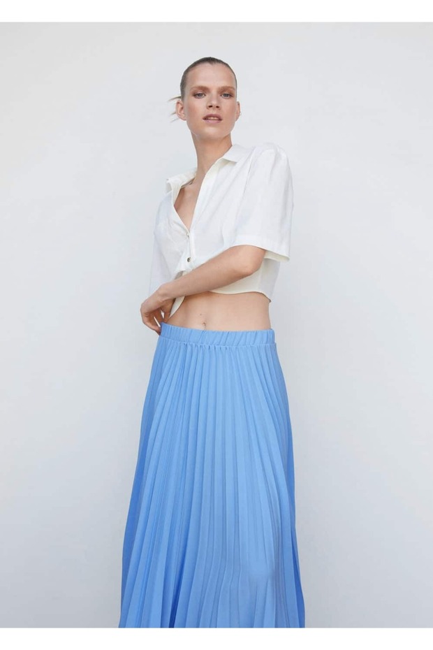 Pilili asimetrik etek - 7