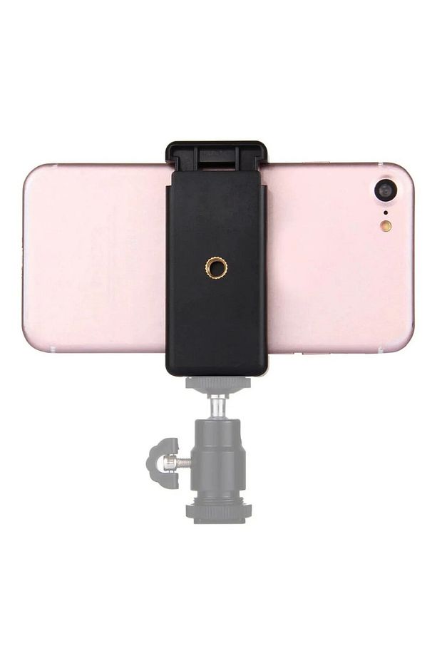 Tripod Monopod Selfie Çubuğu ve Göğüs Askısı İçin Telefon Tutucu Aparat + J-Hook Açılı Bağlantı Set - 4