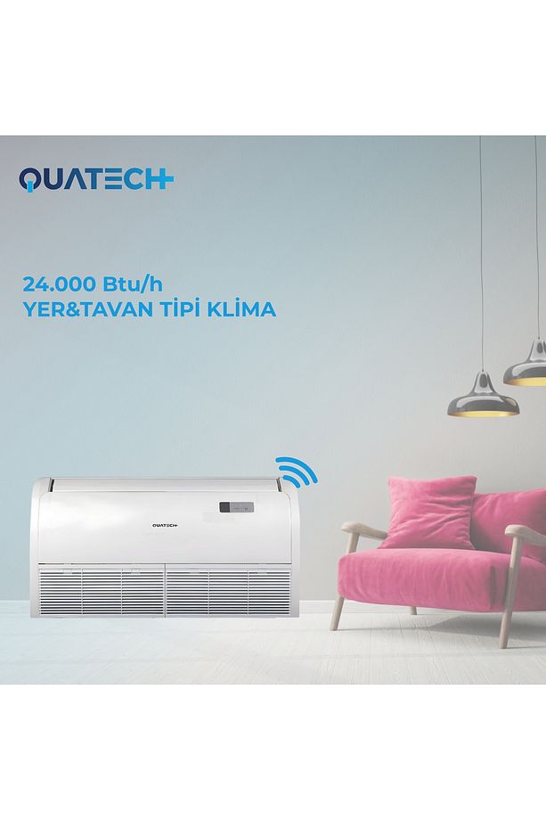 24.000 Btu/h A++ Enerji Sınıfı R32 Yer&Tavan Tipi Inverter Klima - 3