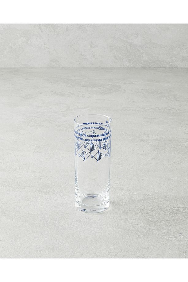 Mest Cam 6'lı Bardak 195 ml Mavi - 2
