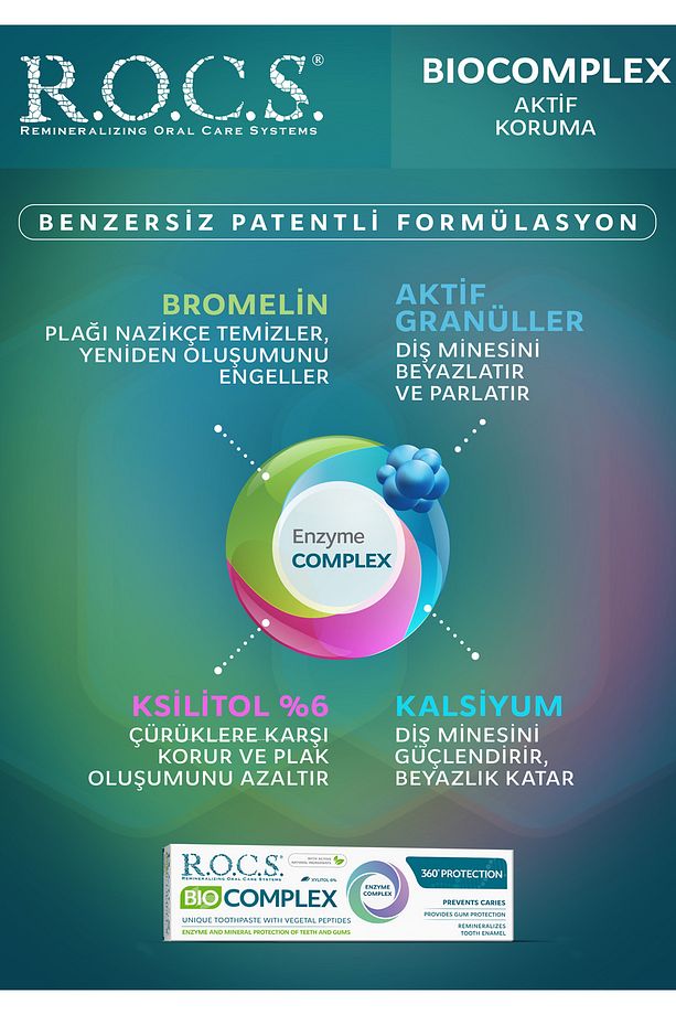 R.O.C.S. BIO KOMPLEKS TAM KORUMA DİŞ MACUNU-94G - 2