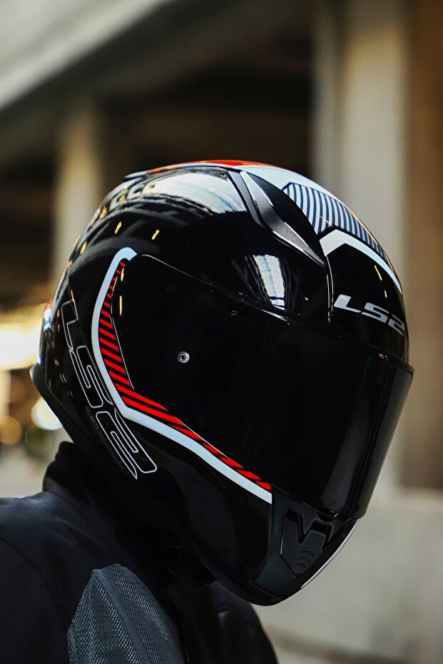 RAPID 2 EXTRA BEYAZ KIRMIZI KASK - 4