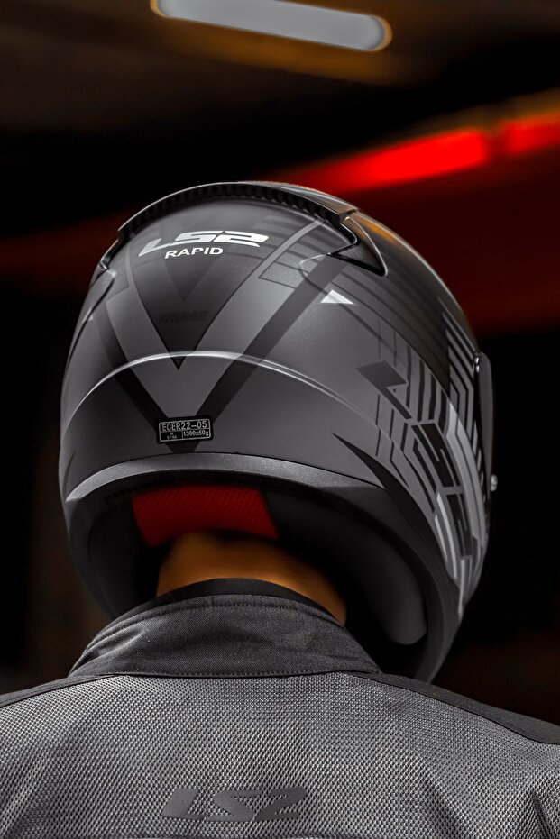 Rapıd Kruıse Mat Siyah-gri Kask - 6