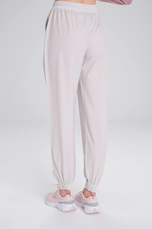 Active Lastikli Paça Ekru Jogger Spor Pantolonu Eşofman Altı ACT-1 - 5