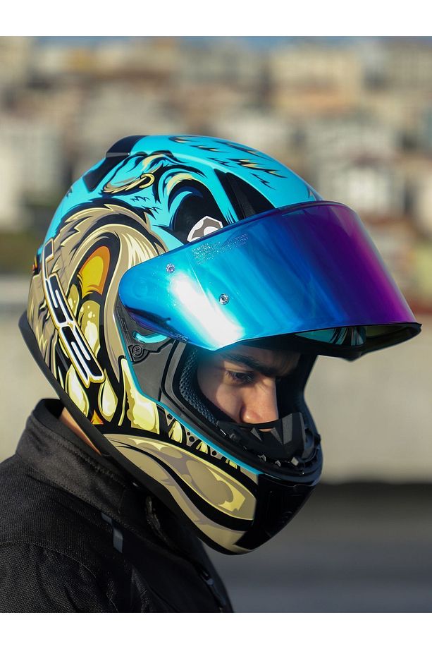 RAPID 2 NEO MAVİ-MOR KASK - 6