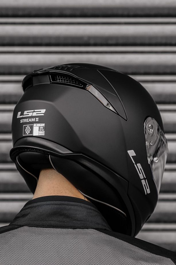 STREAM 2 MAT SİYAH KASK - 1