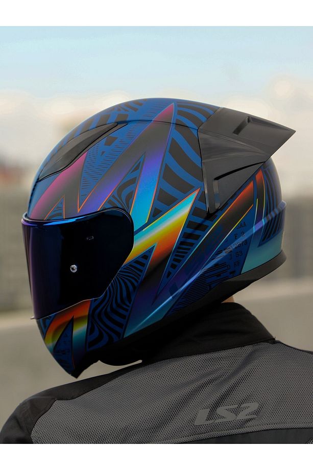 Rapıd 2 Race Optık Mat Mavi-mor Kask - 4