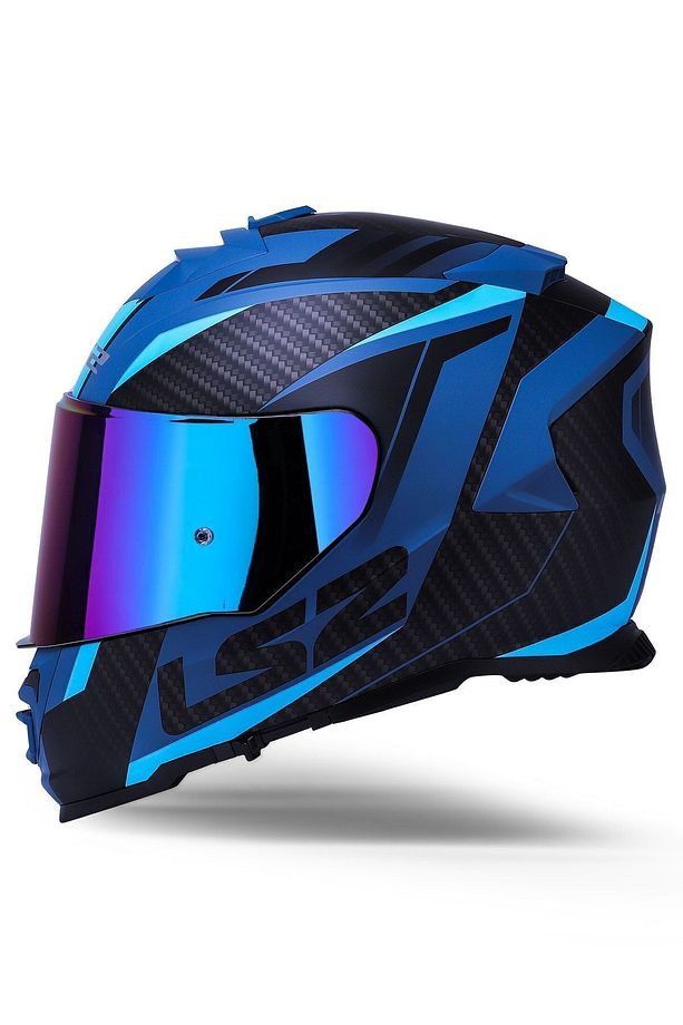 Storm 2 Racer Mat Mavi Kask - 1