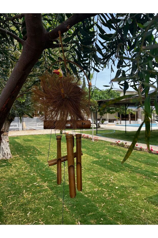 Bambu Leylek Rüzgar Çanı - 2