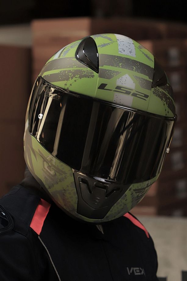 RAPID 2 THUNDER BIRDS MAT YEŞİL-SİYAH-GRİ KASK - 2