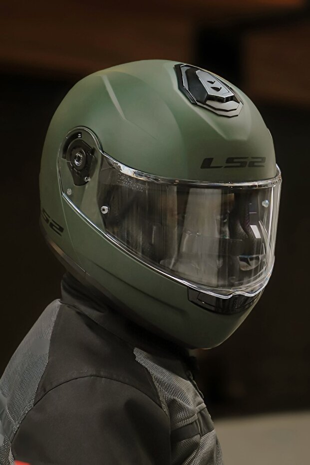 STROBE 2 MAT YEŞİL KASK - 8