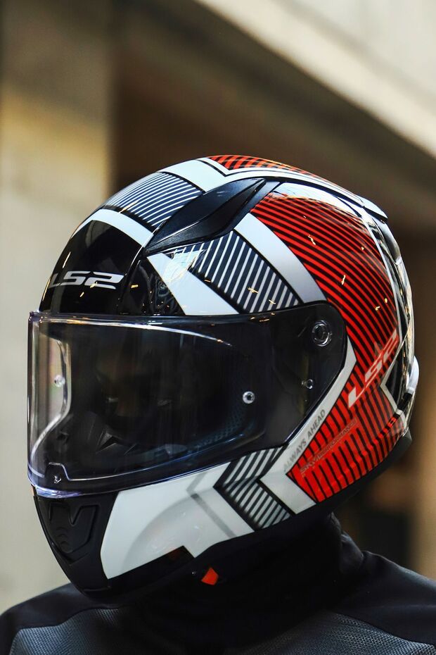 RAPID 2 EXTRA BEYAZ-KIRMIZI KASK - 1