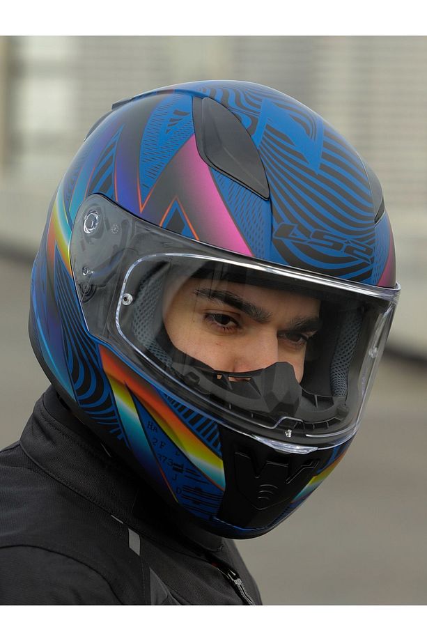 RAPID 2 OPTIK MAT MAVİ-MOR KASK - 6