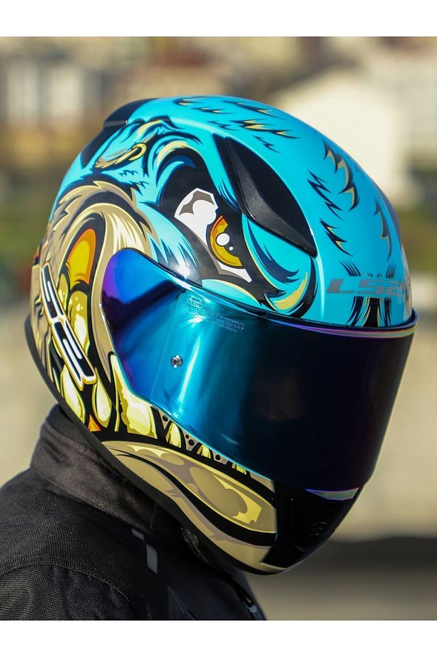 RAPID 2 NEO MAVİ-MOR KASK - 4