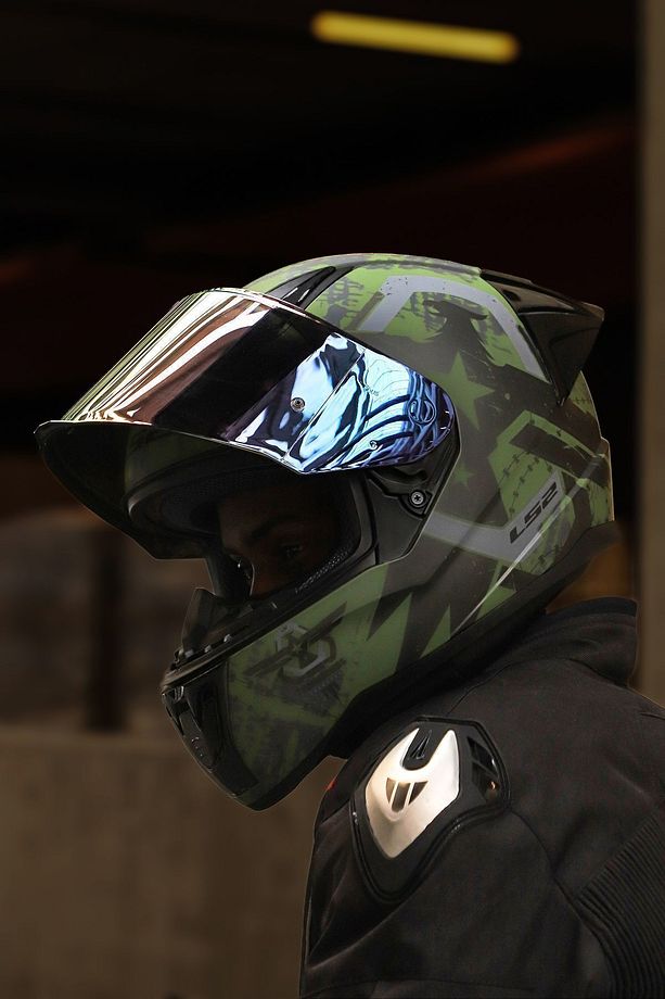 Rapıd 2 Race Thunder Bırds Mat Yeşil-siyah-gri Kask - 7