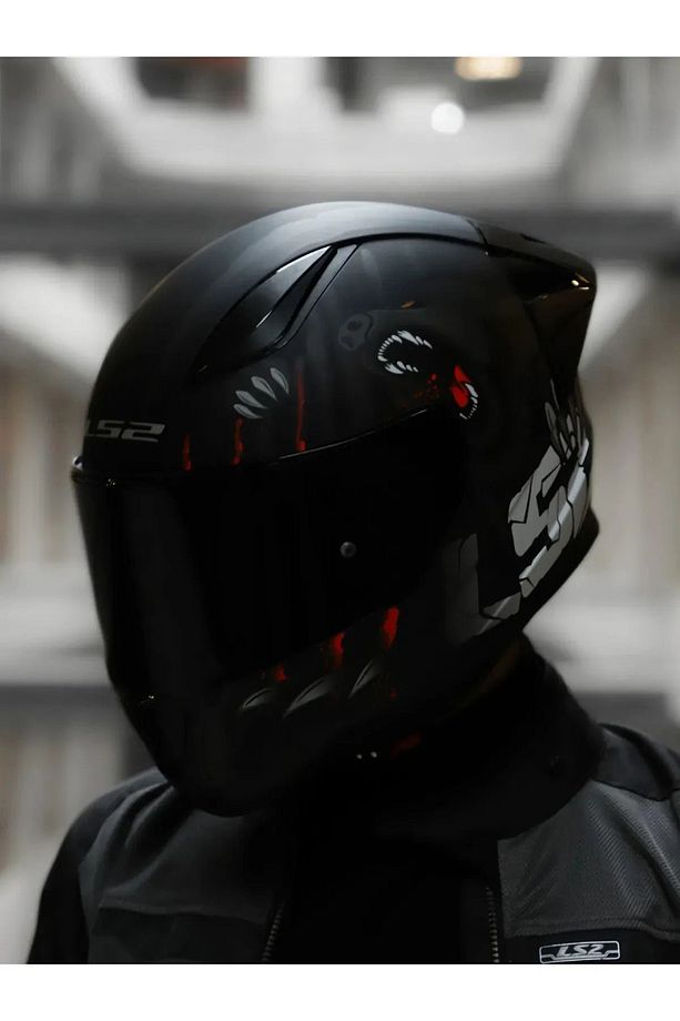 Rapid 2 Race Clawn Mat Siyah-gri-kırmızı Kask - 3