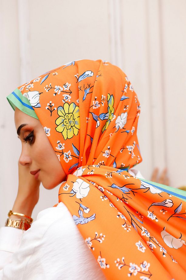 Afrodit Desenli Şal - 2