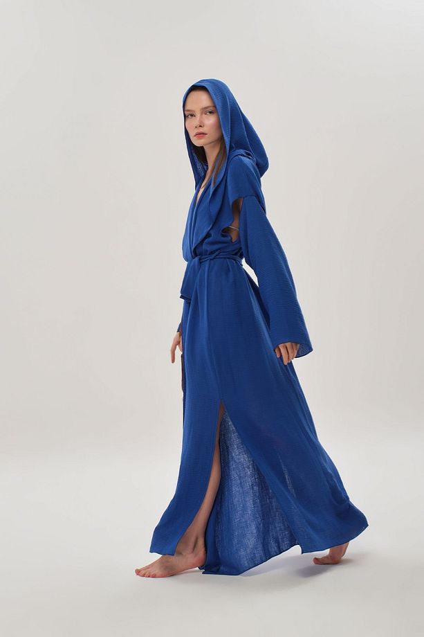 Kapşonlu Kaftan TEKS-00053 - 7