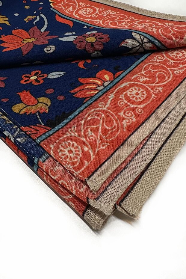 Mavi Wool Kaşkol K481 - 6