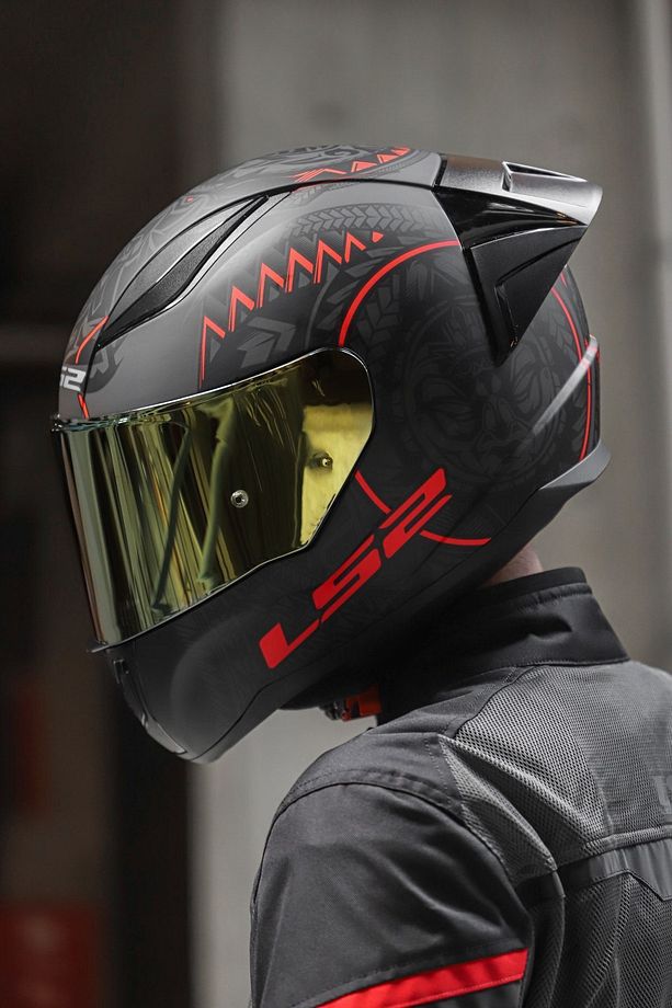 Rapid 2 Race Takaroa Mat Si?yah-kirmizi Kask - 3