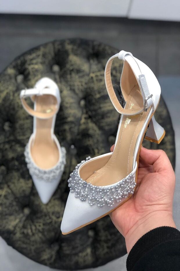 رمادي (فضي) لؤلؤ ساتان - 5