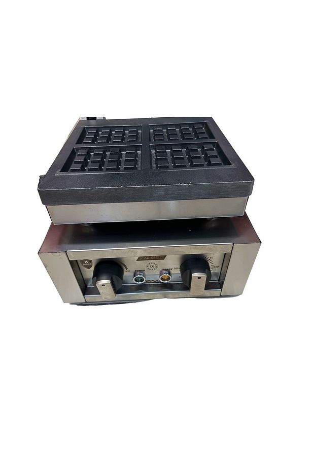 Mars Model Brüksel Waffle Makinesi Kare Waffle Elektrikli Sanayi Cafe Kafe Tipi 220v. Elektrikli - 4