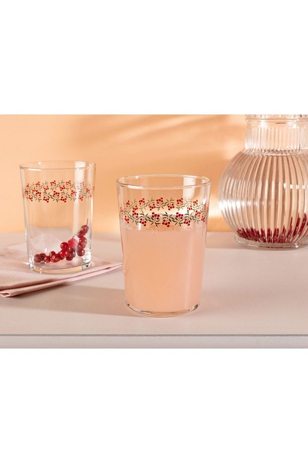 Pierretta-cherry Bloom 4'lü Meşrubat Bardağı Seti 510 ml - 1