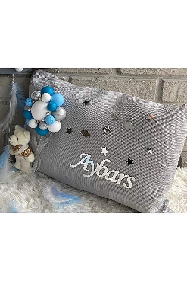 Bubble Baby Jewelry Pillow with Teddy Bear Jewelry Pillow