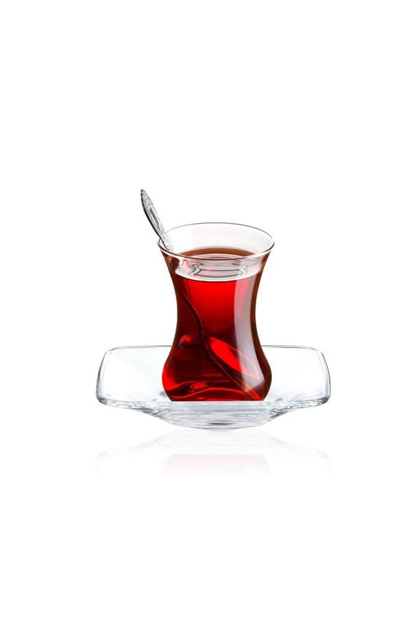 Travis 6'lı Kare Çay Tabağı - 1