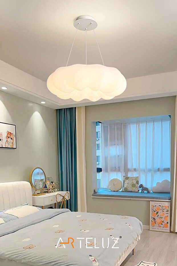 LUXURY BULUT MODEL MODERN SARKIT AVİZE (45 CM) - 4