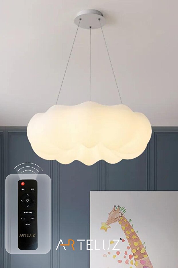 LUXURY BULUT MODEL MODERN SARKIT AVİZE (45 CM) - 1