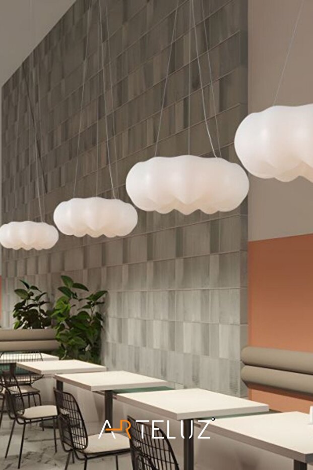 LUXURY BULUT MODEL MODERN SARKIT AVİZE (45 CM) - 2