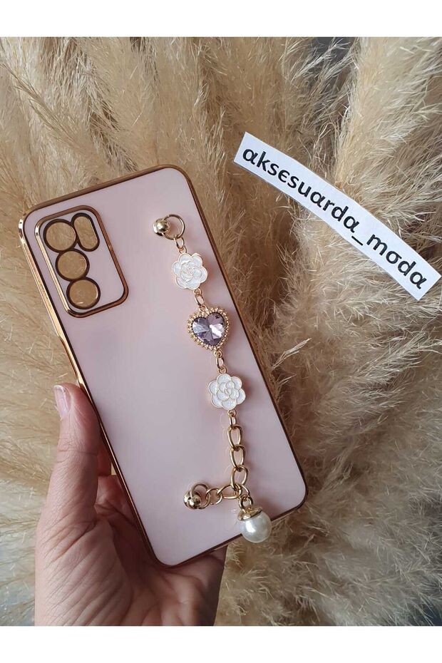 Oppo a16 floral stone handheld laser cut case